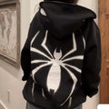 Full Zip Up Spider Hoodie